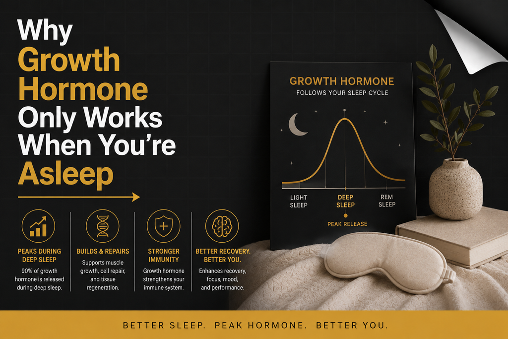 Why Growth Hormone Only Works When You're Asleep — And What's Getting in the Way