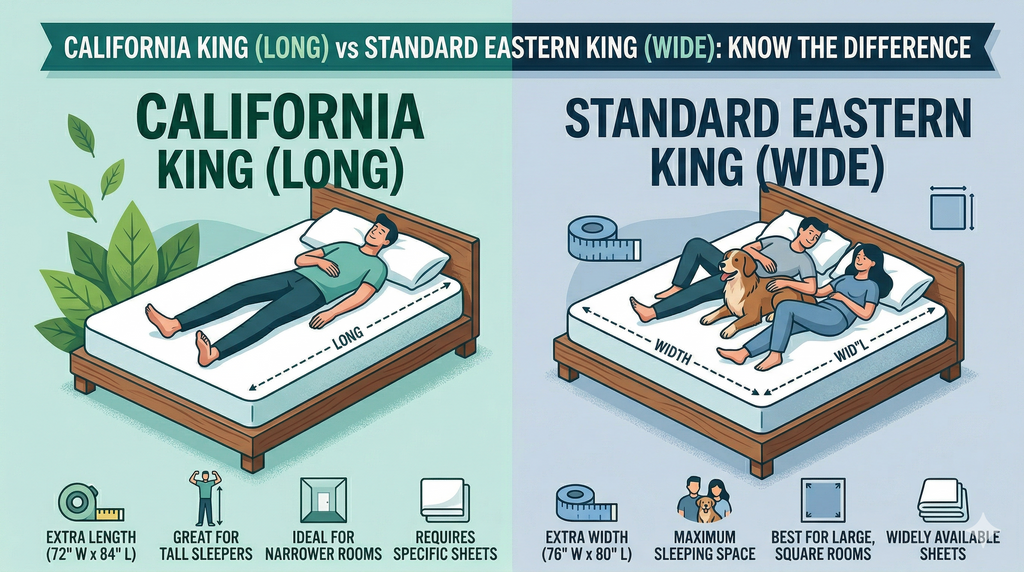 King vs California King Mattress: What Is the Difference and Which One Is Right for You