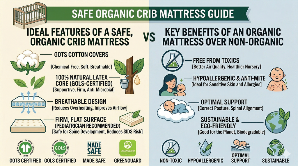 What Is the Safest Crib Mattress? A Guide for Health-Conscious Parents