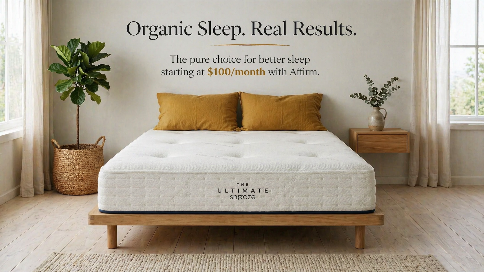 The Organic Latex Mattress for Under $100/Month