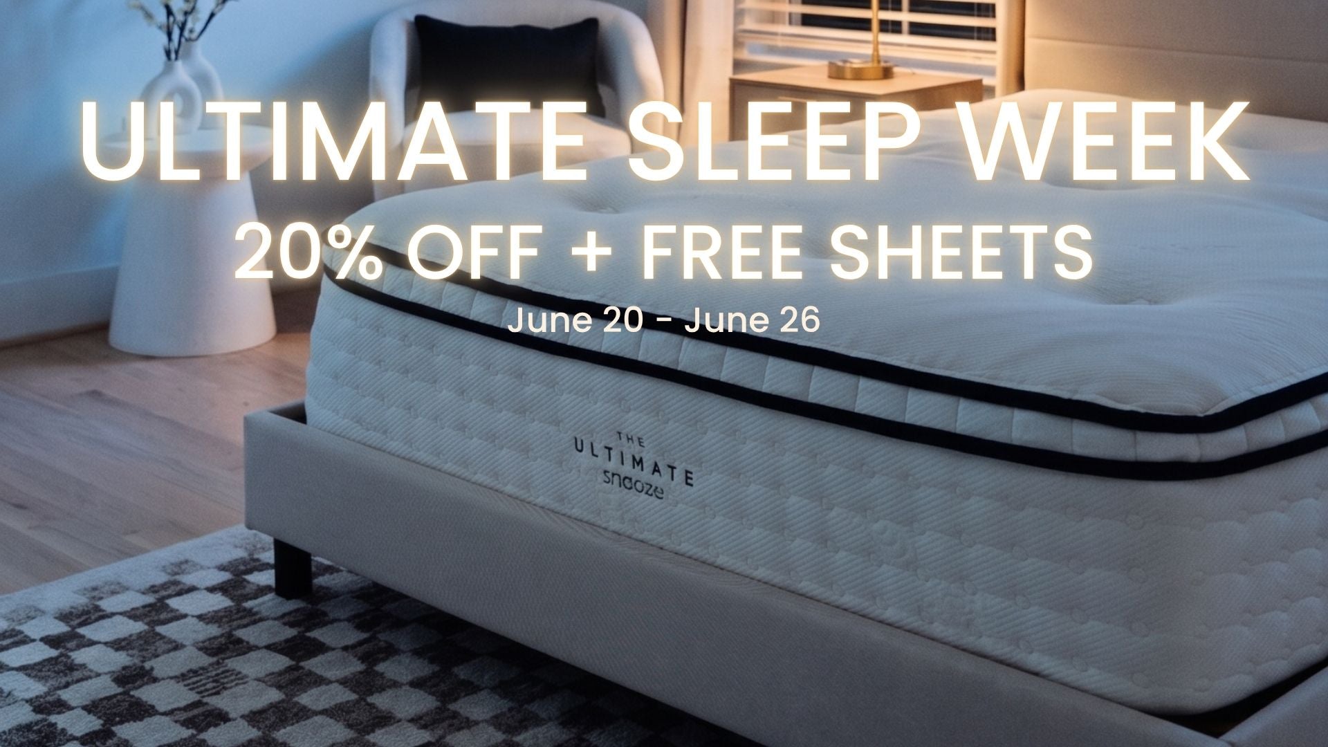 What Is Ultimate Sleep Week? Our Best Deal of the Year on Organic Non-Toxic Mattresses