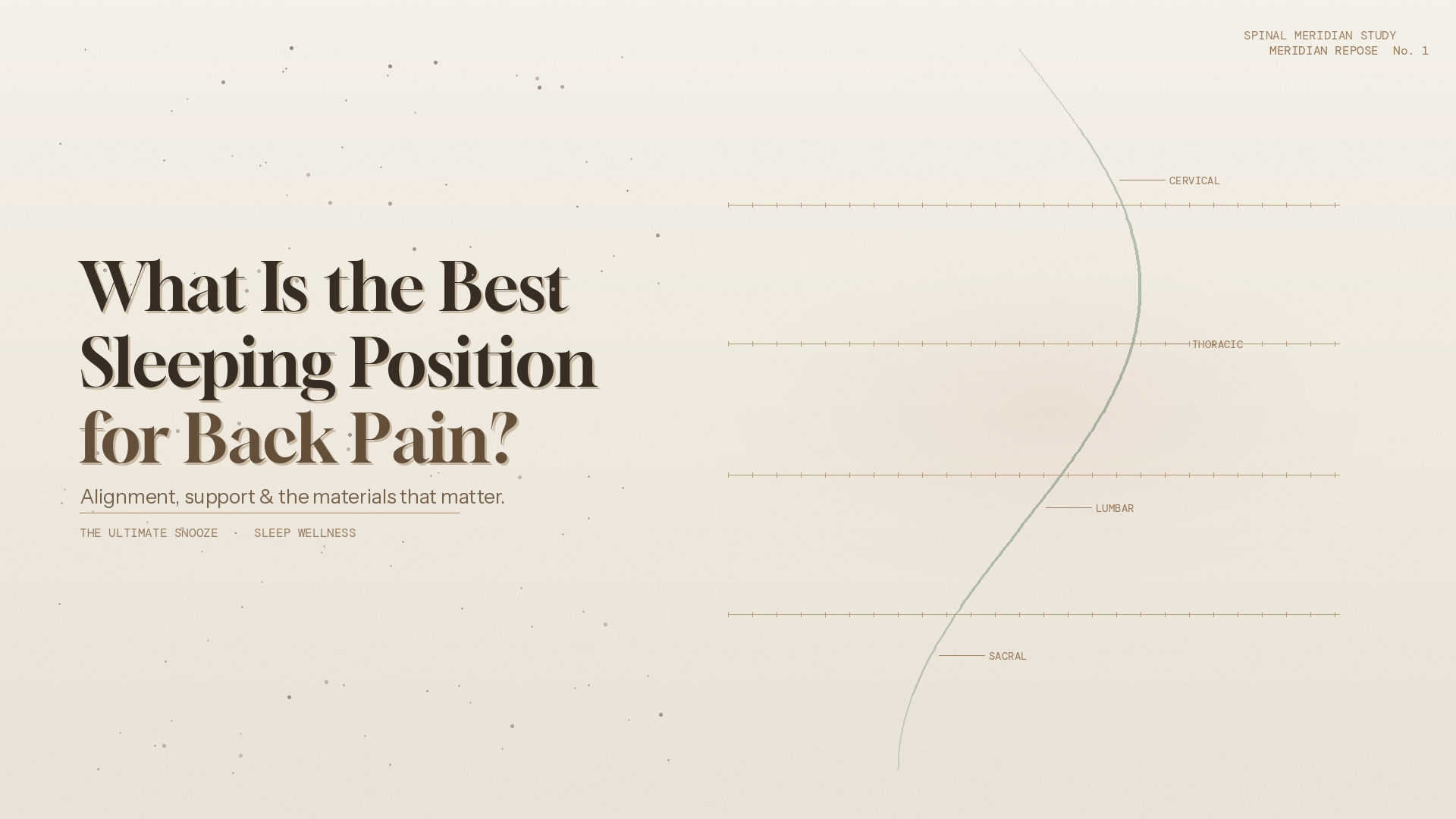 What Is the Best Sleeping Position for Back Pain?