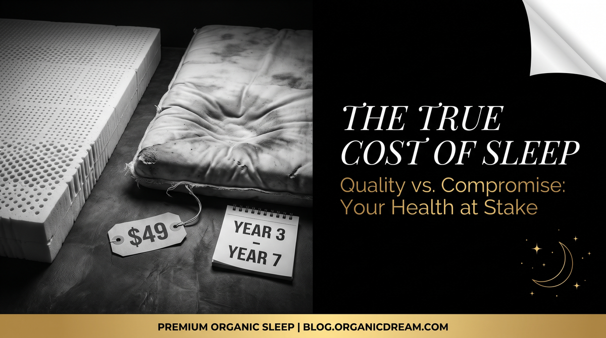 What Is the Lowest Cost Mattress? Cheap foam vs organic latex cost per night comparison