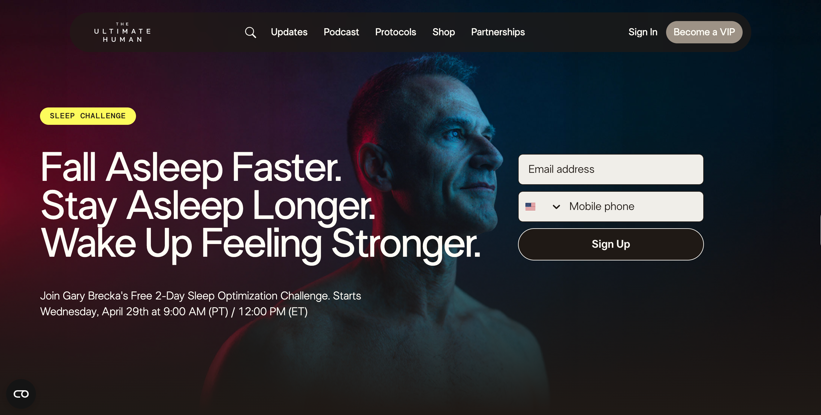 What Is the Gary Brecka Sleep Optimization Challenge by The Ultimate Human (What to Expect + Official Link)