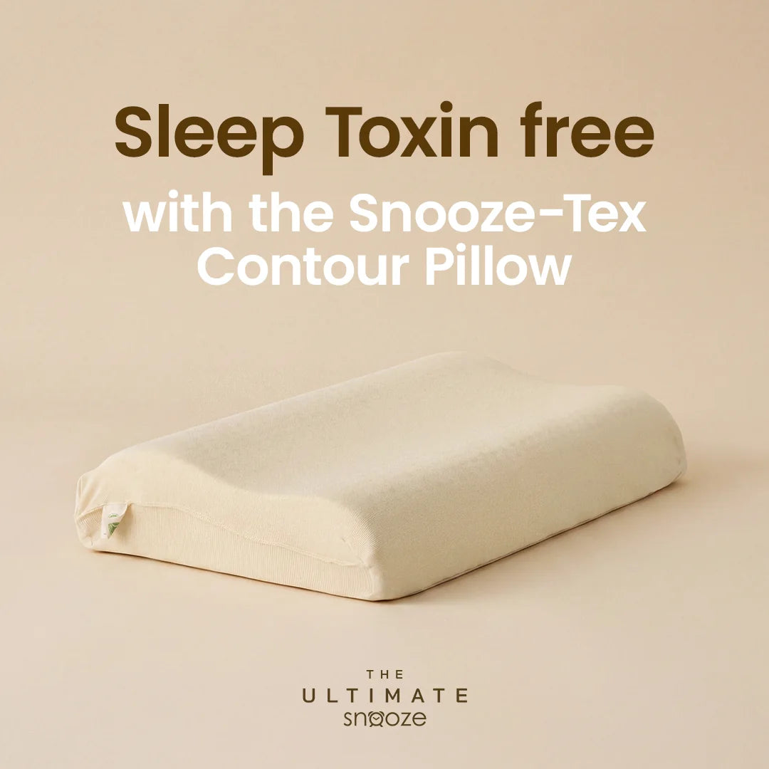 The Snooze-Tex Organic Latex Contour Molded Pillow - lifestyle photo 7