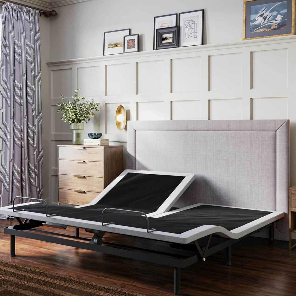 BTX4 Adjustable Base — motorized Twin XL or split king foundation, organic mattress compatible