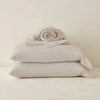 Complete Sleep Organic Bedding Bundle CA King - cotton sheet set in gray