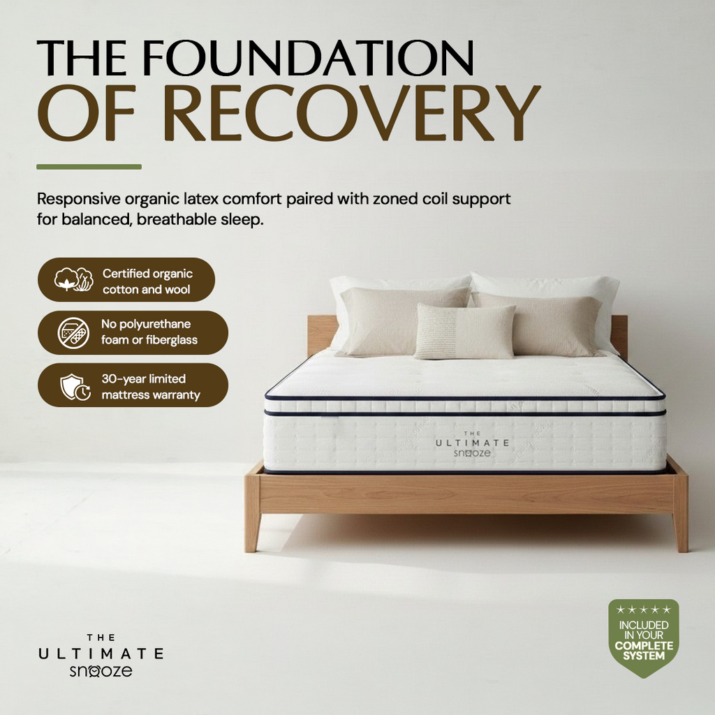 Gary Brecka Elite™ Organic Mattress Bundle with 5.0 Adjustable Base