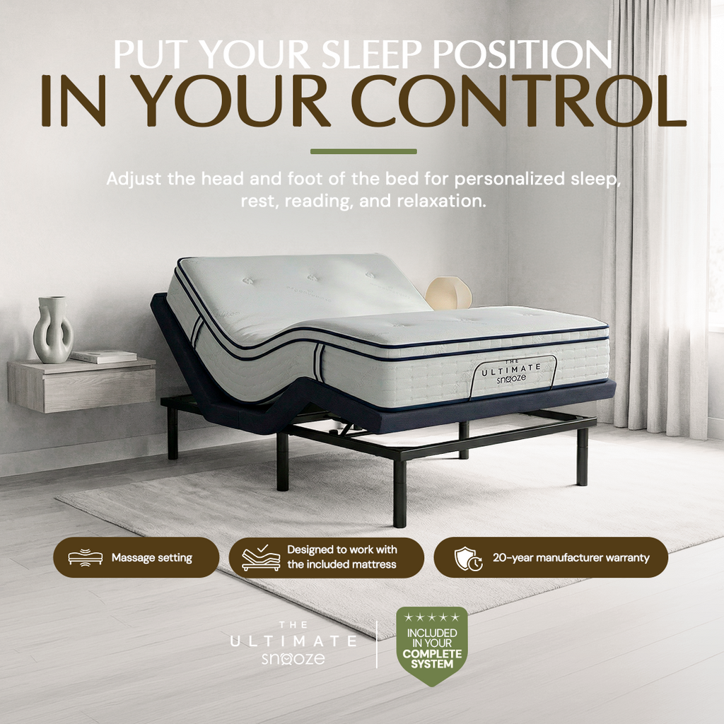 Gary Brecka Elite™ Organic Mattress Bundle with 5.0 Adjustable Base