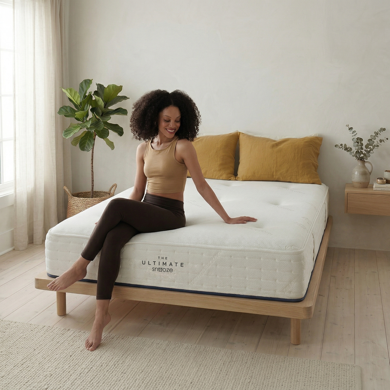 Pure Organic Latex Mattress - side profile view