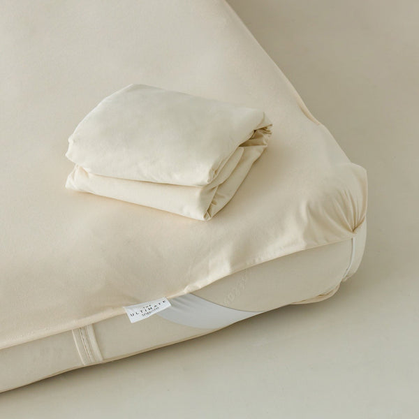 Organic waterproof mattress protector — VOC-free, PVC-free, ORGANIC-AIR cotton, chemical-free