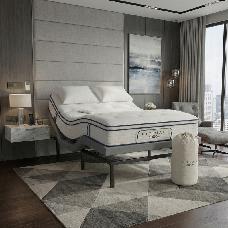 Non-toxic mattress bundle — organic latex mattress, pillow, Breezeline sheets, and protector by Gary Brecka