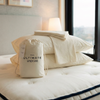 Organic cotton sheets with packaging — The Ultimate Snooze Breezeline set, GOTS certified, chemical-free bedding