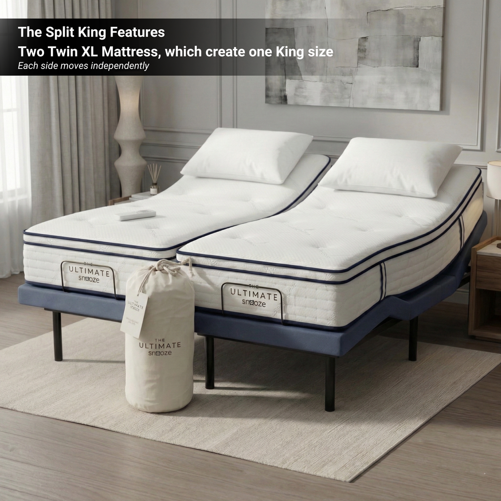 Complete organic sleep system — Breezeline sheet set, OrganicTech pillows, MoistureGuard protector, toxin-free
