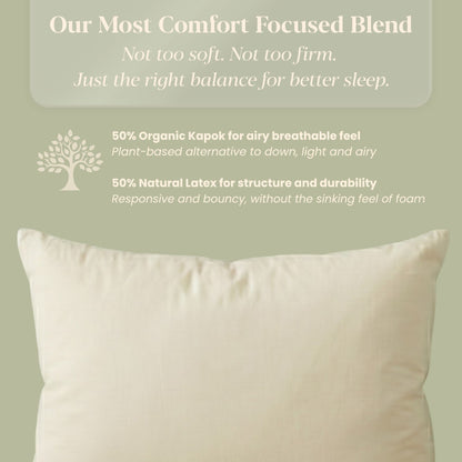 The Organic Snooze Kloud Pillow - front view