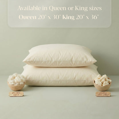 The Organic Snooze Kloud Pillow - lifestyle bedroom photo