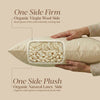The Organic Snooze Pillow Dual Sided Firm or Plush