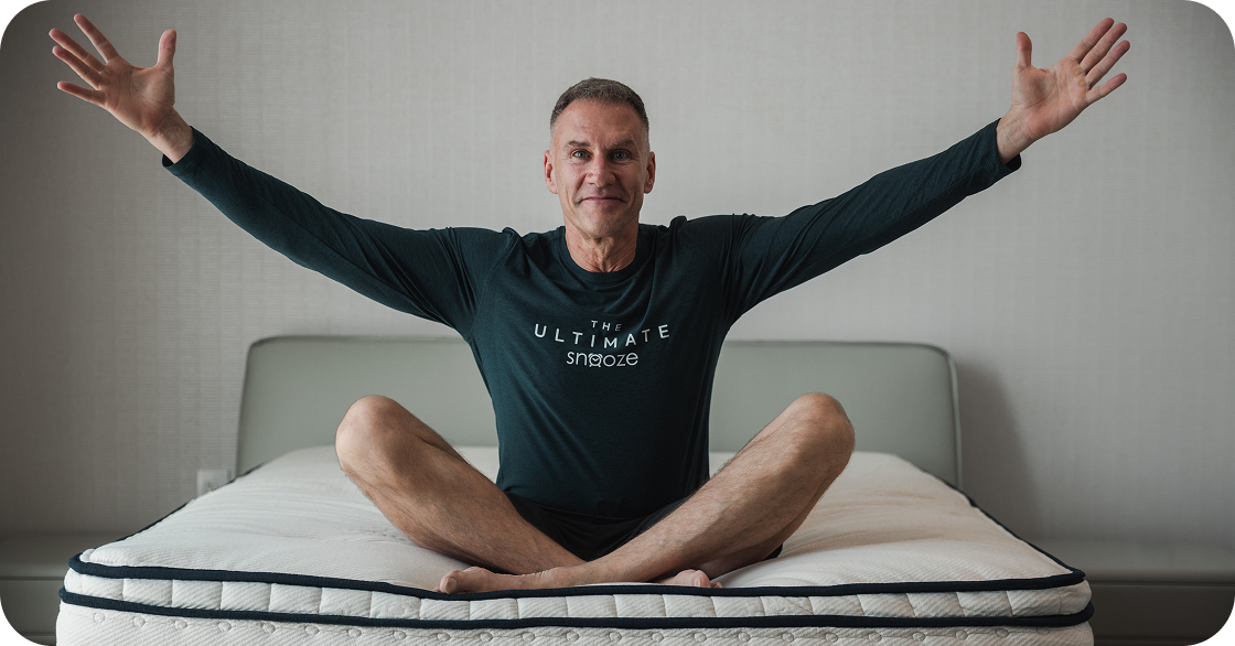 Gary Brecka — human biologist endorsing The Ultimate Snooze organic latex mattress for deep sleep and recovery