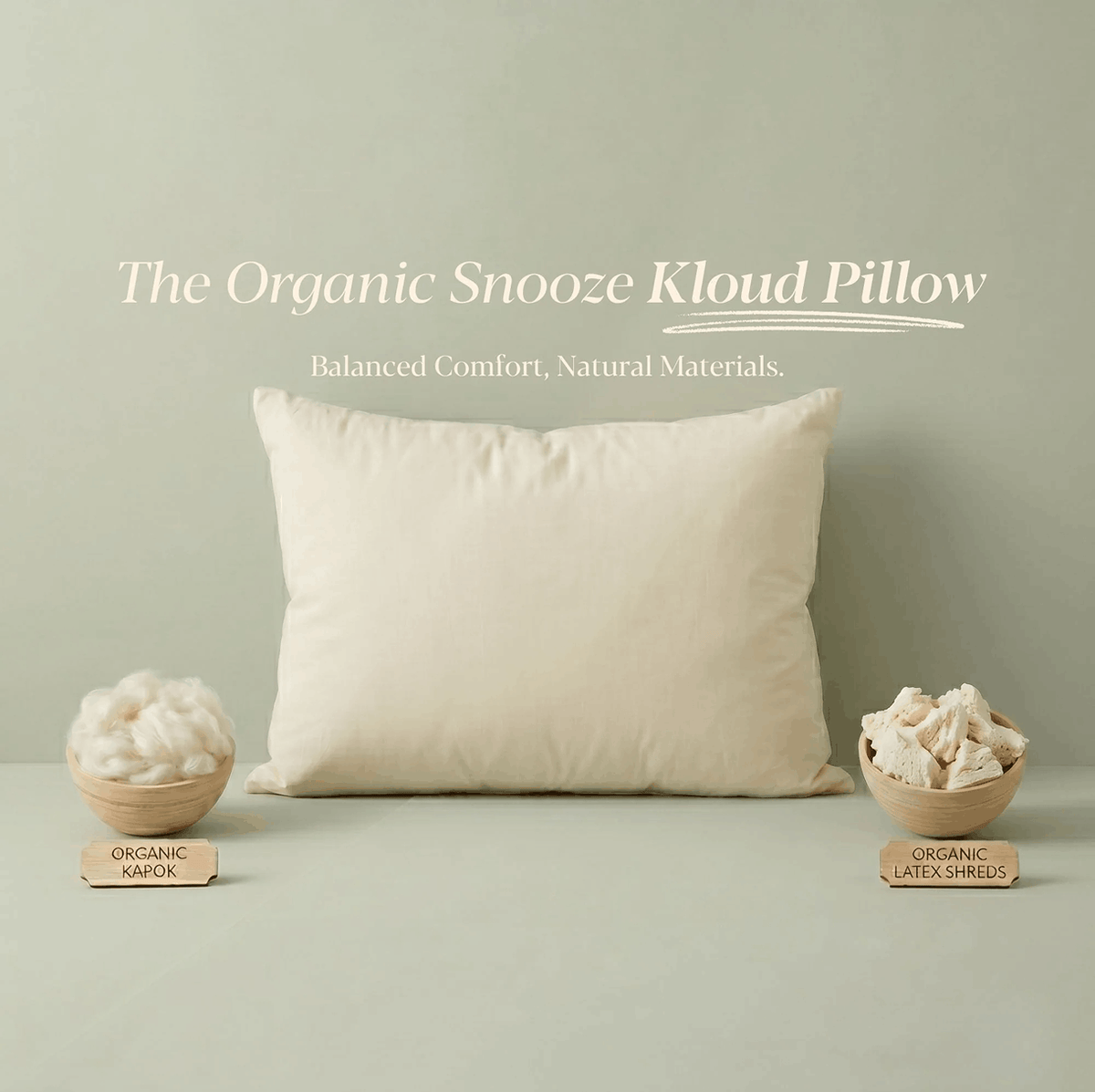 Kloud Pillow (Latex/Kapok)
