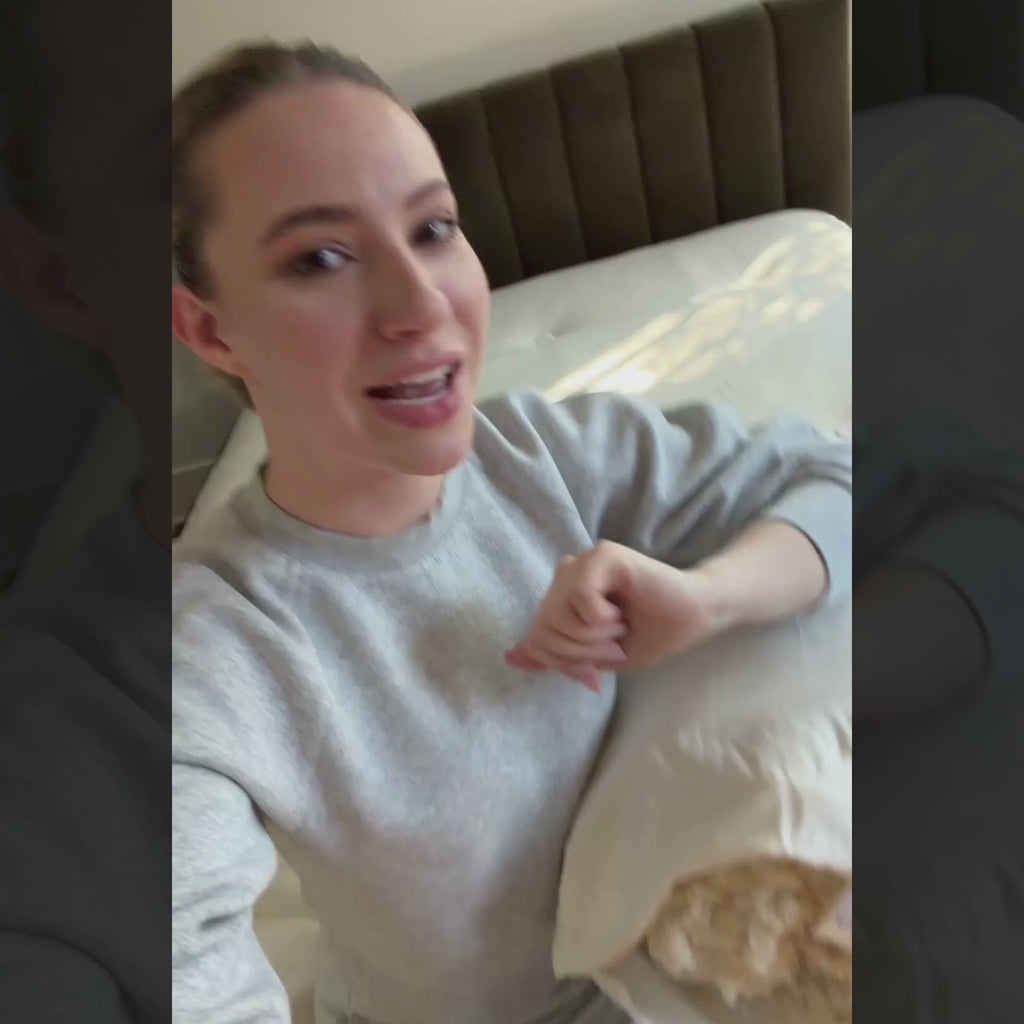 DualTech Organic Pillow designed by Gary Brecka. The Ultimate Snooze Best Organic Mattress and Bedding. Made with Certified Organic cotton, and Wool, Latex mattress. Chemical and Toxin Free Organic Mattress.