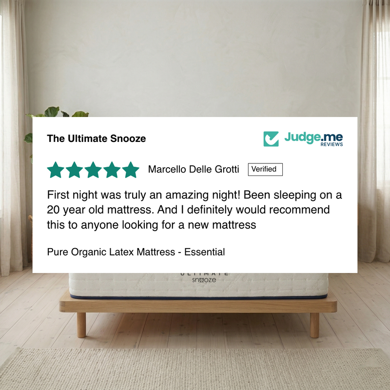 Pure Organic Latex Mattress - customer social proof