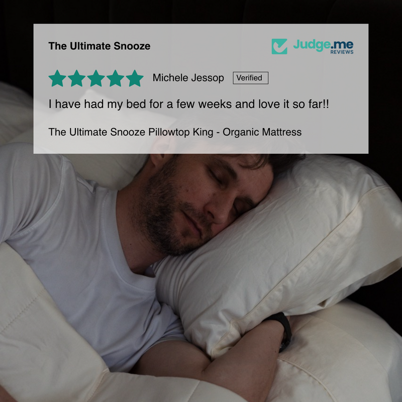 Pillow Top Organic Latex Mattress by Gary Brecka - social proof banner