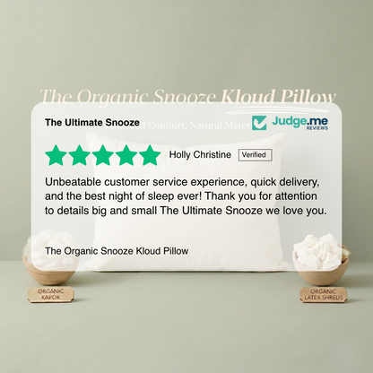 The Organic Snooze Kloud Pillow - customer social proof
