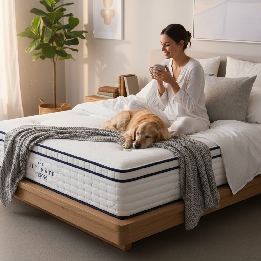 Organic latex mattress size guide — Twin XL, Queen, King, Split King, California King, all GOTS and GOLS certified